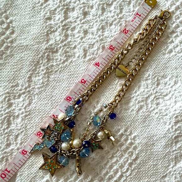 RARE Betsey Johnson Celestial Gold Necklace - Picture 5 of 9
